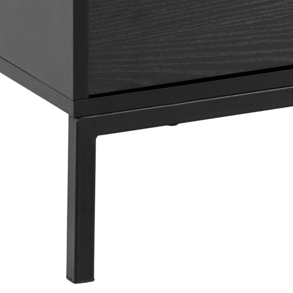 tv meubel zwart 140 cm 