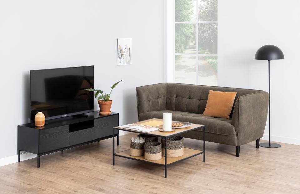 tv meubel zwart 140 cm 