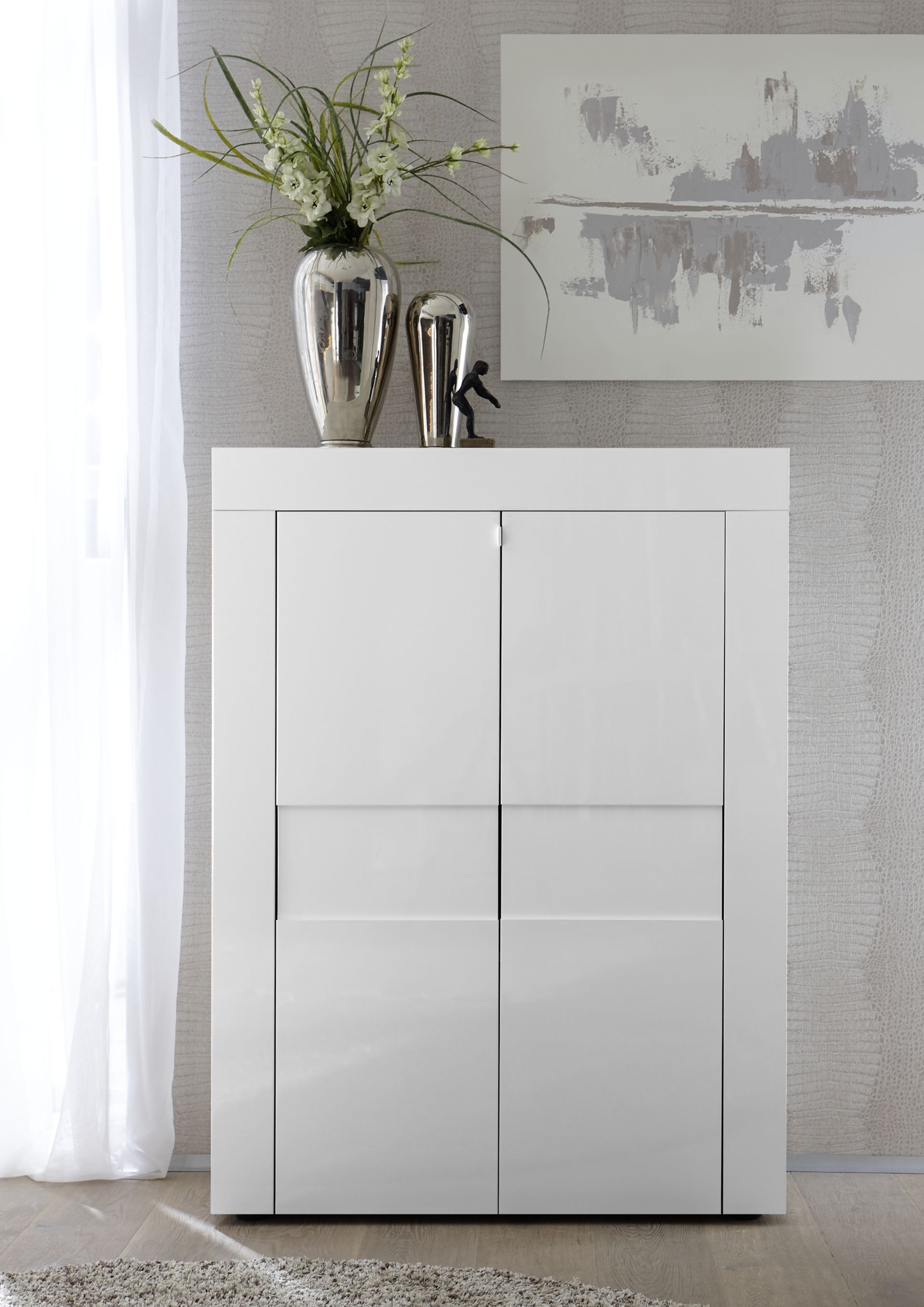 dam Plotselinge afdaling Verplicht highboard dressoir hoogglans wit | Aktie wonen.nl