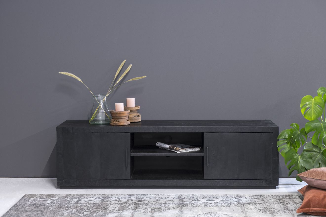 tv meubel zwart 150 cm