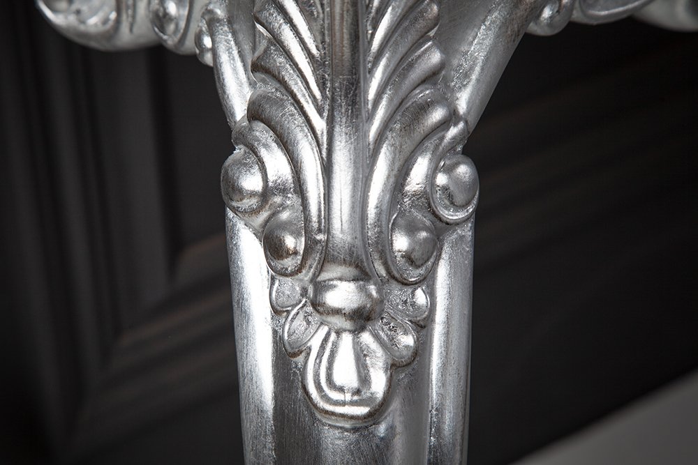 barok sidetable venice zilver 110 cm