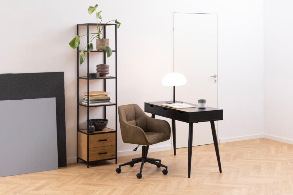 mesh blauwe vinvis beneden leuk trendy zwart bureau kopen | aktiewonen.nl