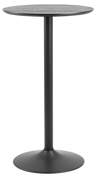 ronde bartafel zwart 60 cm
