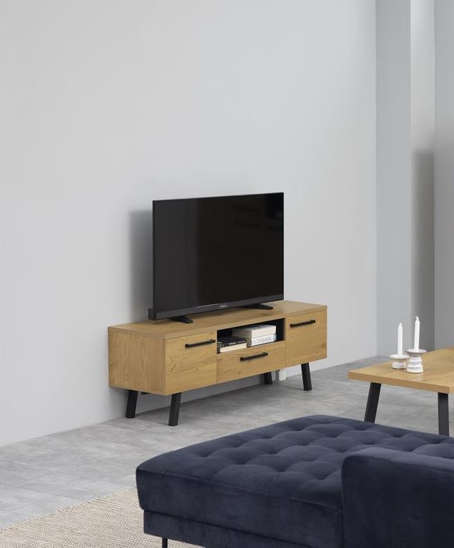 tv-meubel eikenlook 140 cm