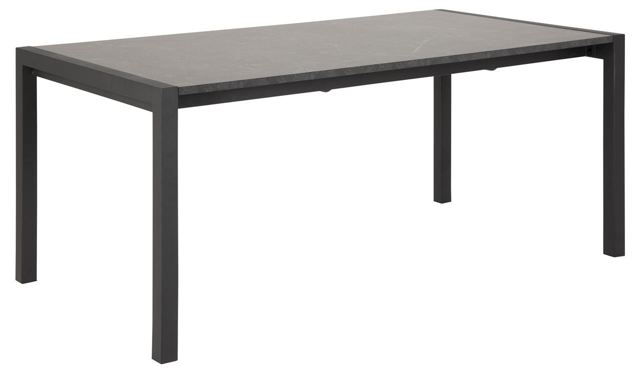 uitschuifbare tafel zwart marmerlook