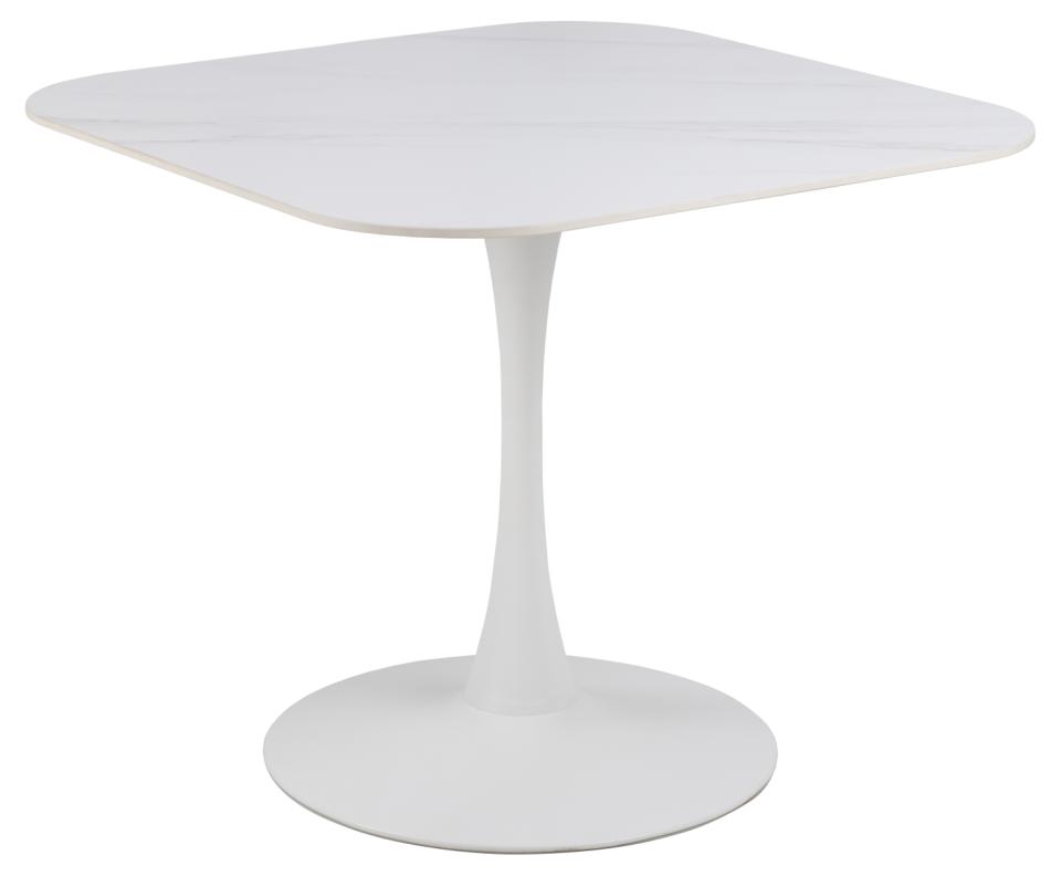 design tafel keramiek wit 90 cm
