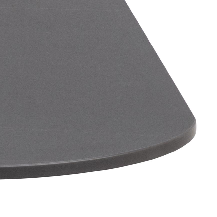 design tafel keramiek zwart 90 cm