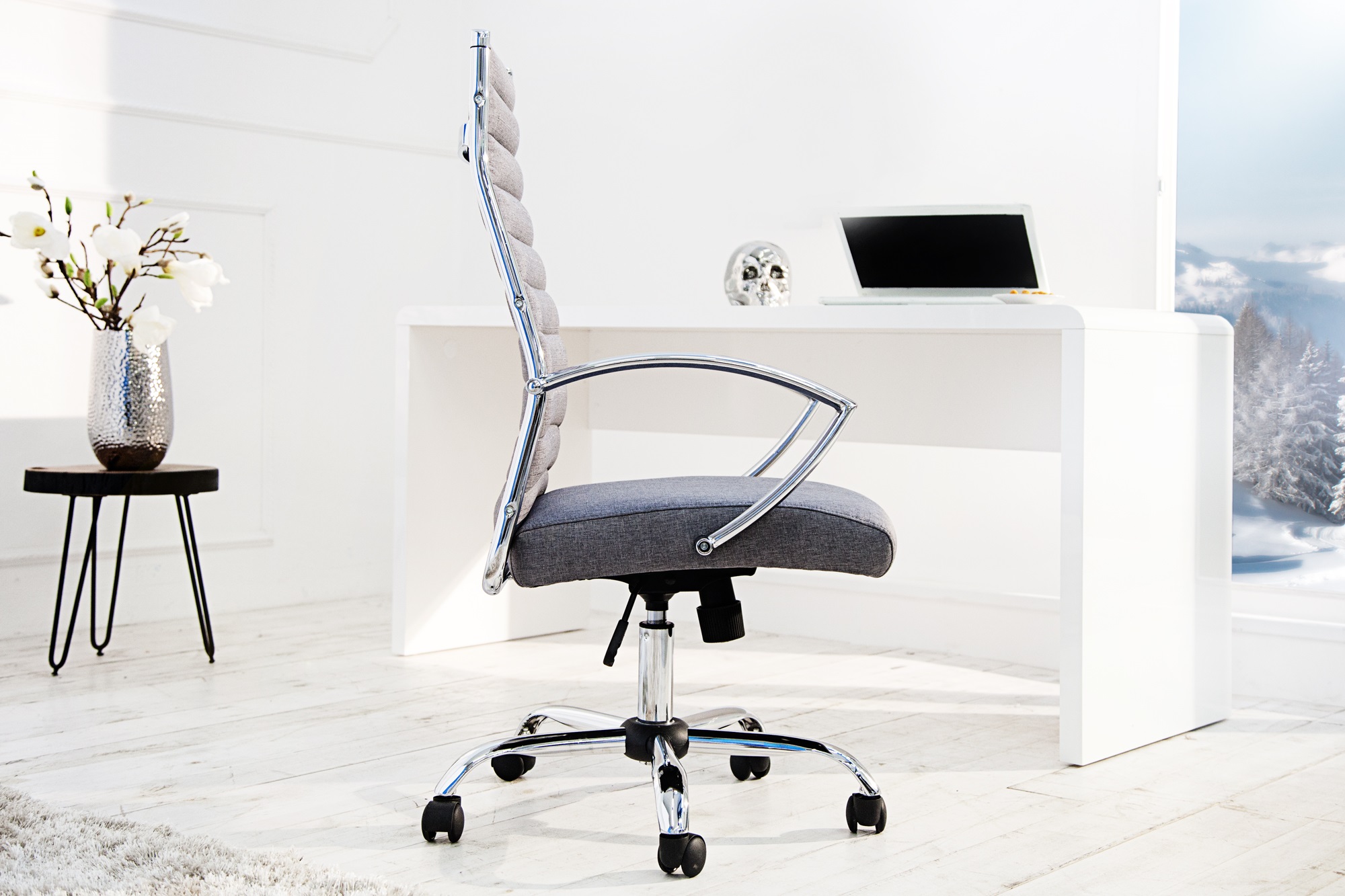 moderne bureau stoel grijs