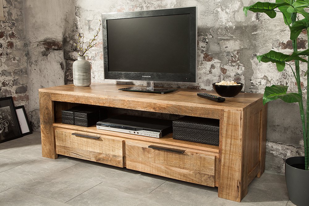 Onwijs Tv meubel mango hout 130 cm | Aktie Wonen.nl GH-85