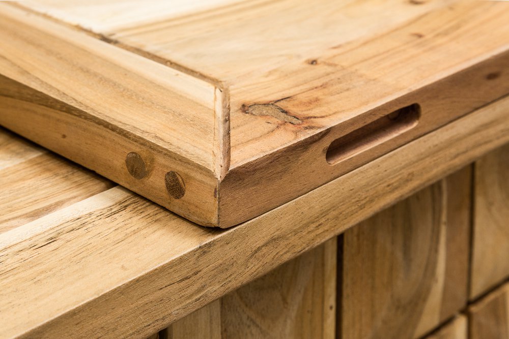 barkast tafel acacia hout