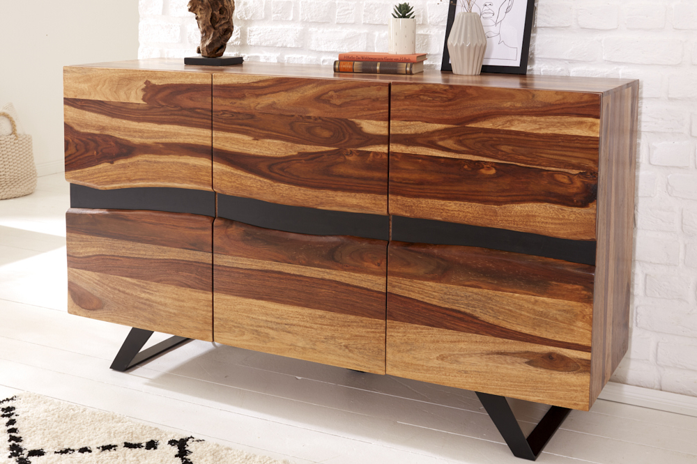 niveau dood Wonder dressoir van hout met boomstam uitstraling kopen | aktiewonen.nl