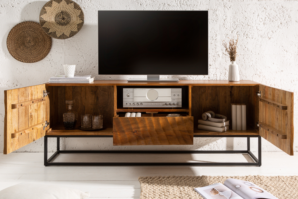 TV meubel bruin mango 160 cm