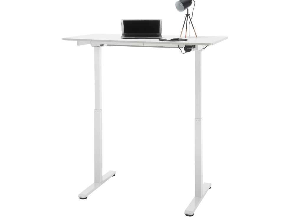 electrisch verstelbaar bureau wit 120 cm