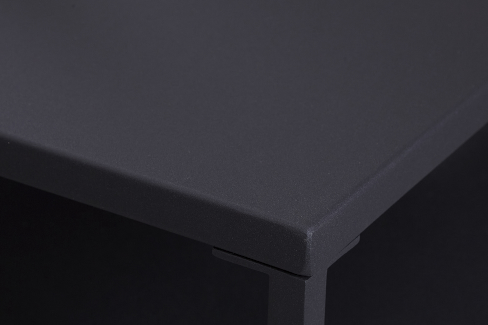salontafel zwart metaal 70 cm