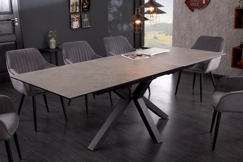 Strak moderne tafel met keramiek kopen |