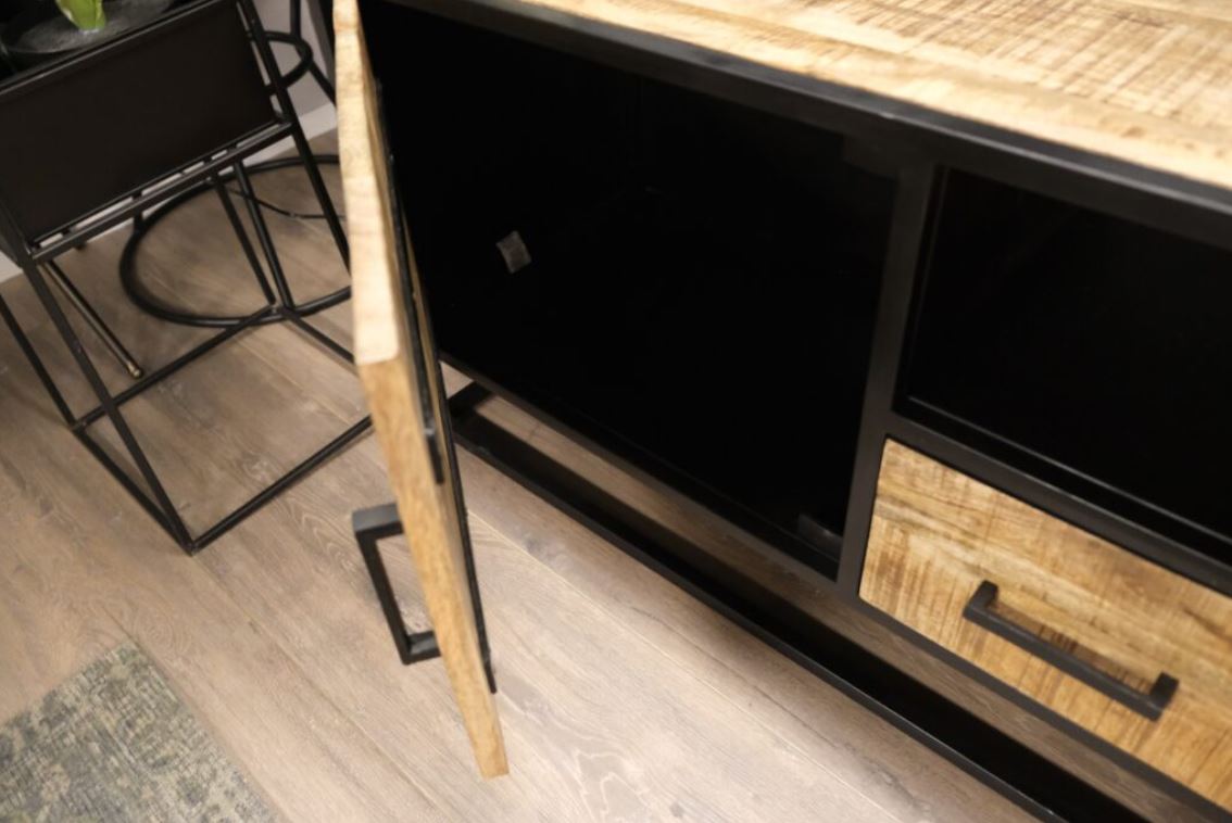 mangohout tv-meubel 180 cm