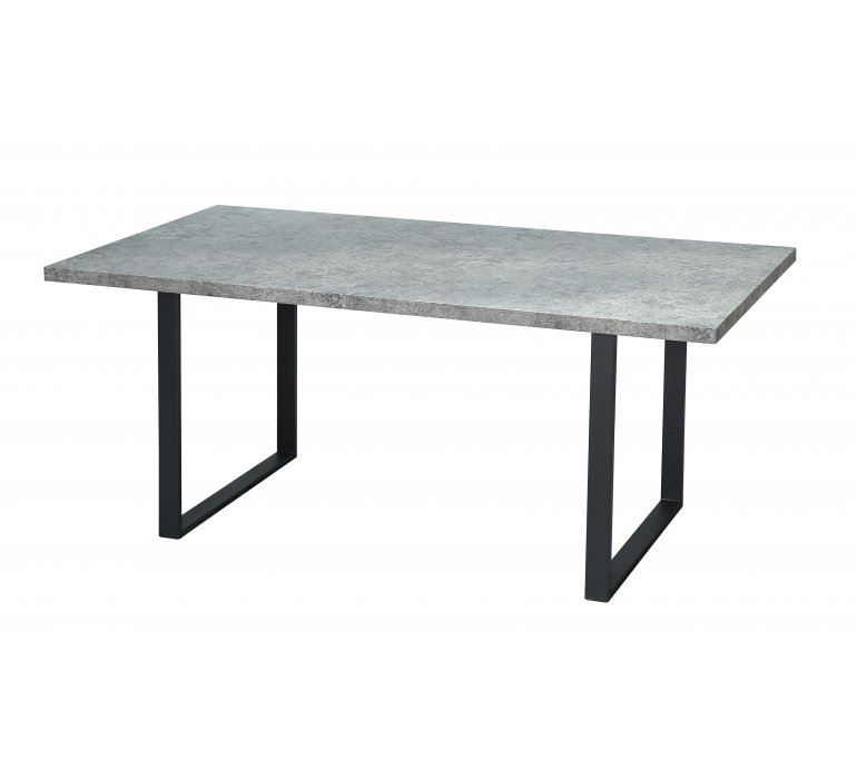 eettafel betonlook grijs 180 cm