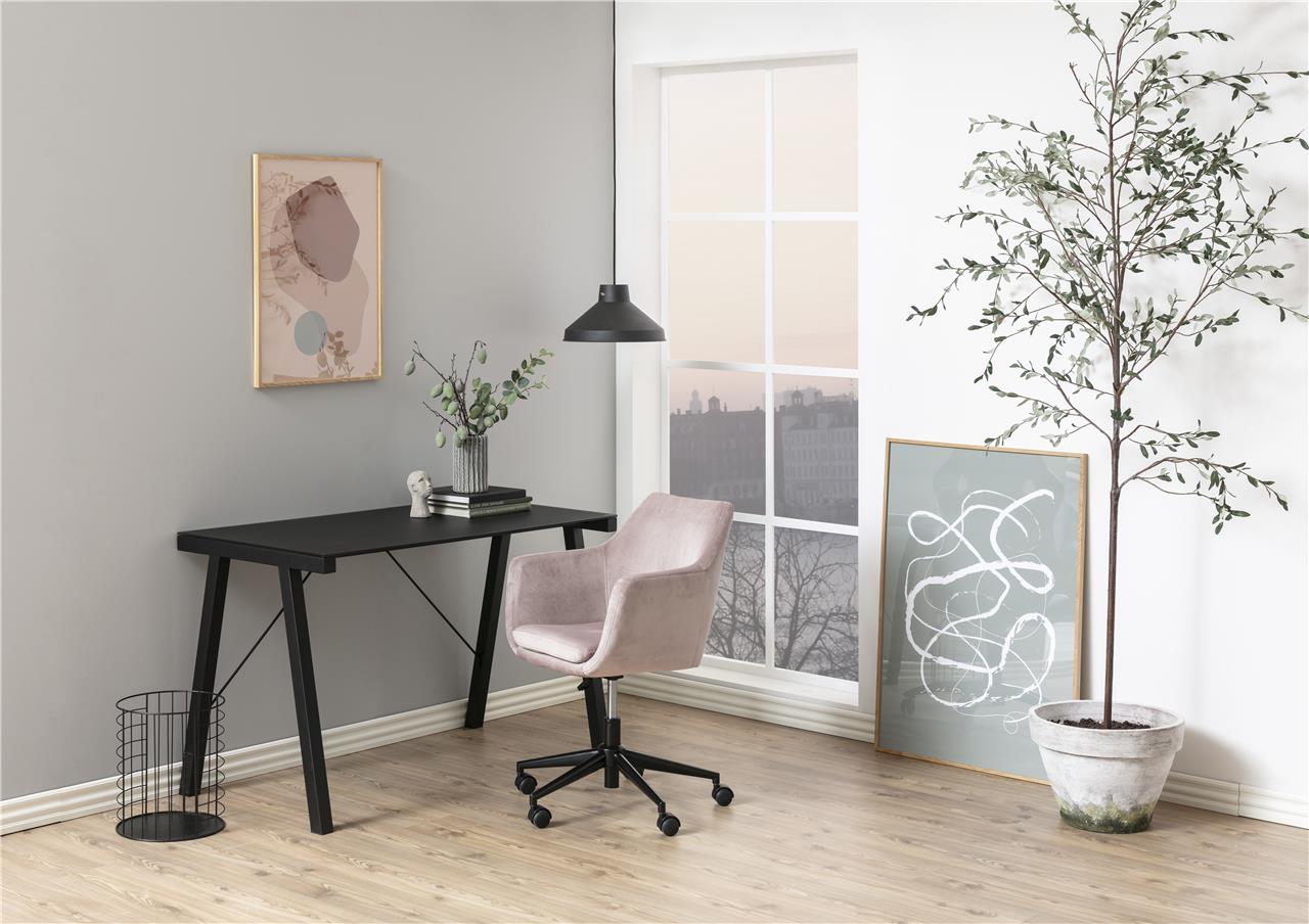 Luxe bureaustoel rose
