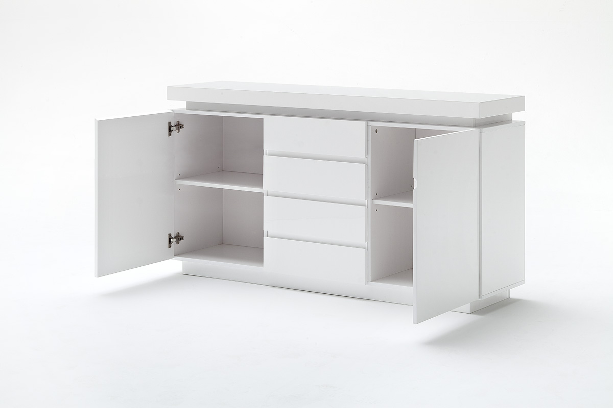 hoogglans dressoir met | wonen.nl