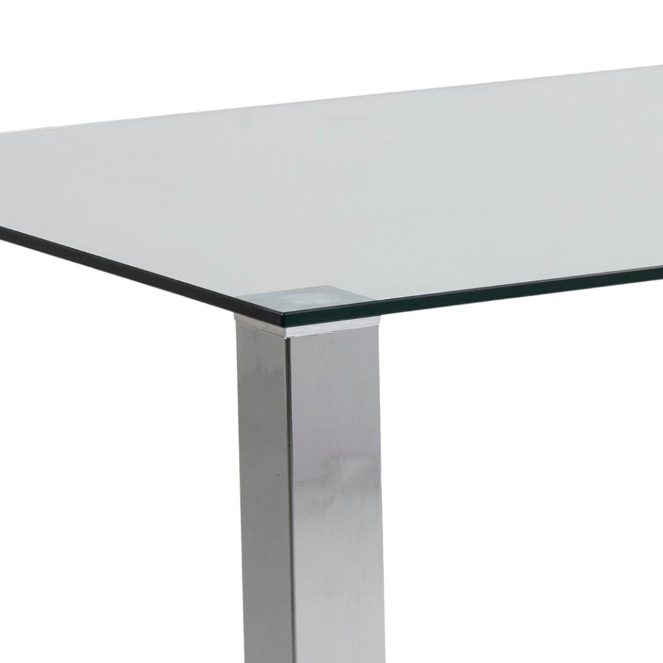tafel transparant glas 180cm