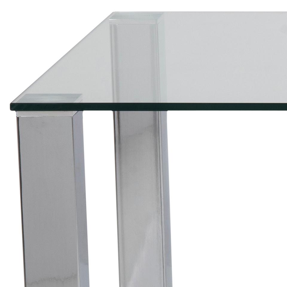 tafel transparant glas 180cm