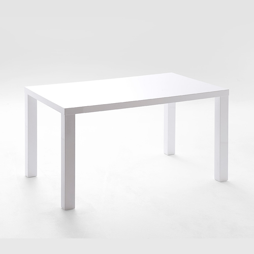tafel wit hoogglans 140 cm