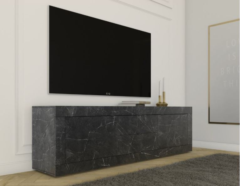 zomer breken molecuul tv meubel in de kleur marmerlook kopen | Aktie Wonen.nl