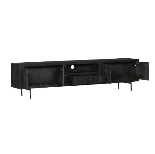 Brandy tv-meubel-zwart-220 cm