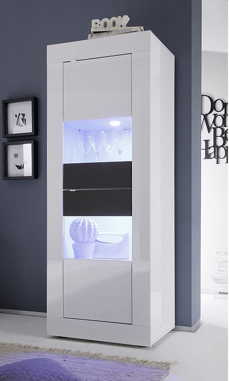 Hoogglans vitrinekasten