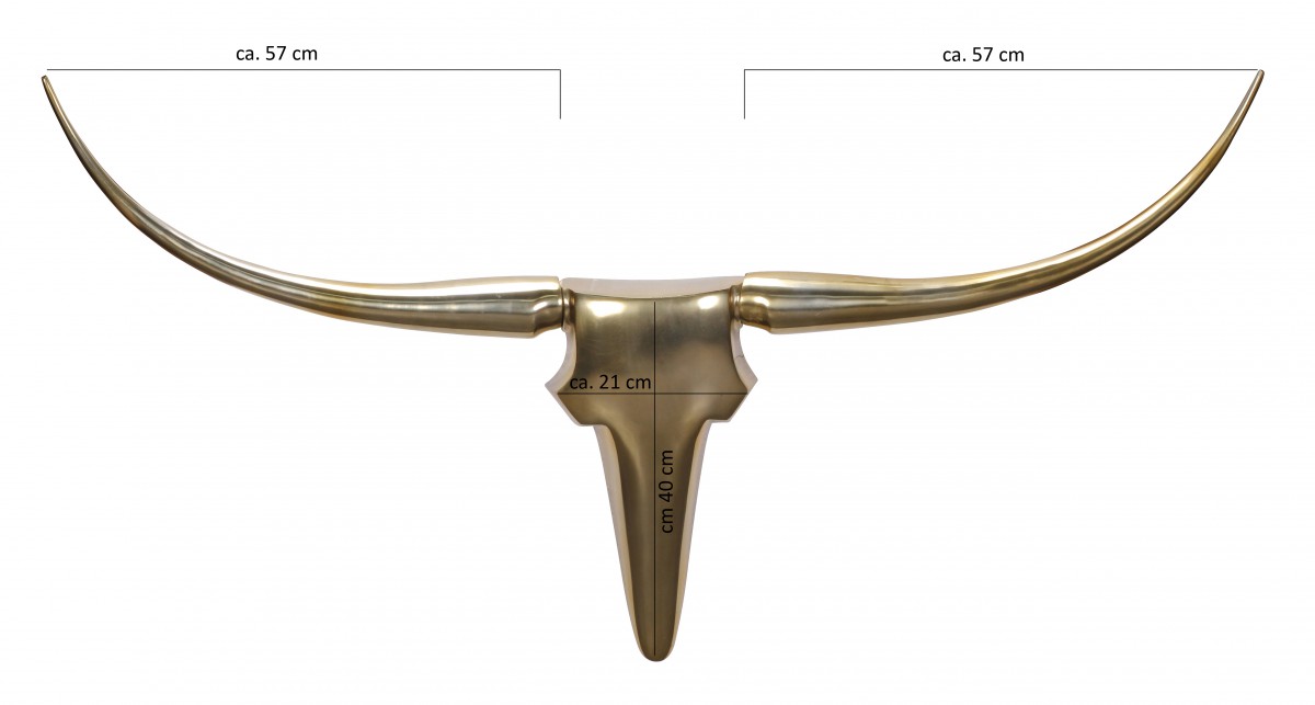 Bull goud 125 cm