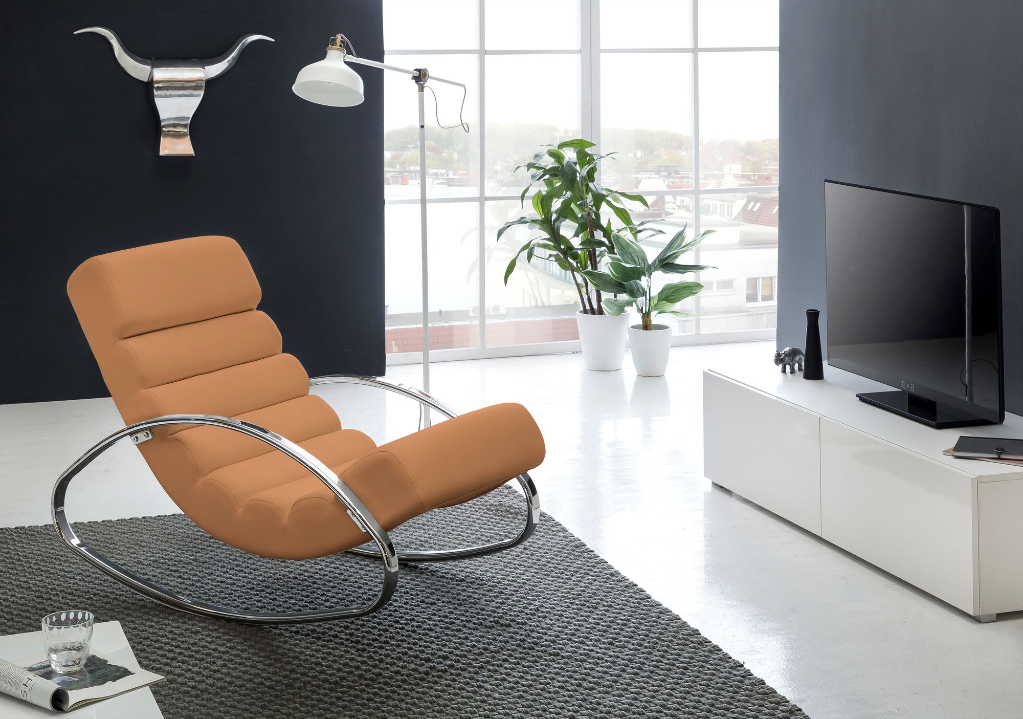 Doe herleven Converteren Punt ergonomische fauteuil bruin - Hoogglans meubelen / mango houten meubelen |  Aktie Wonen.nl