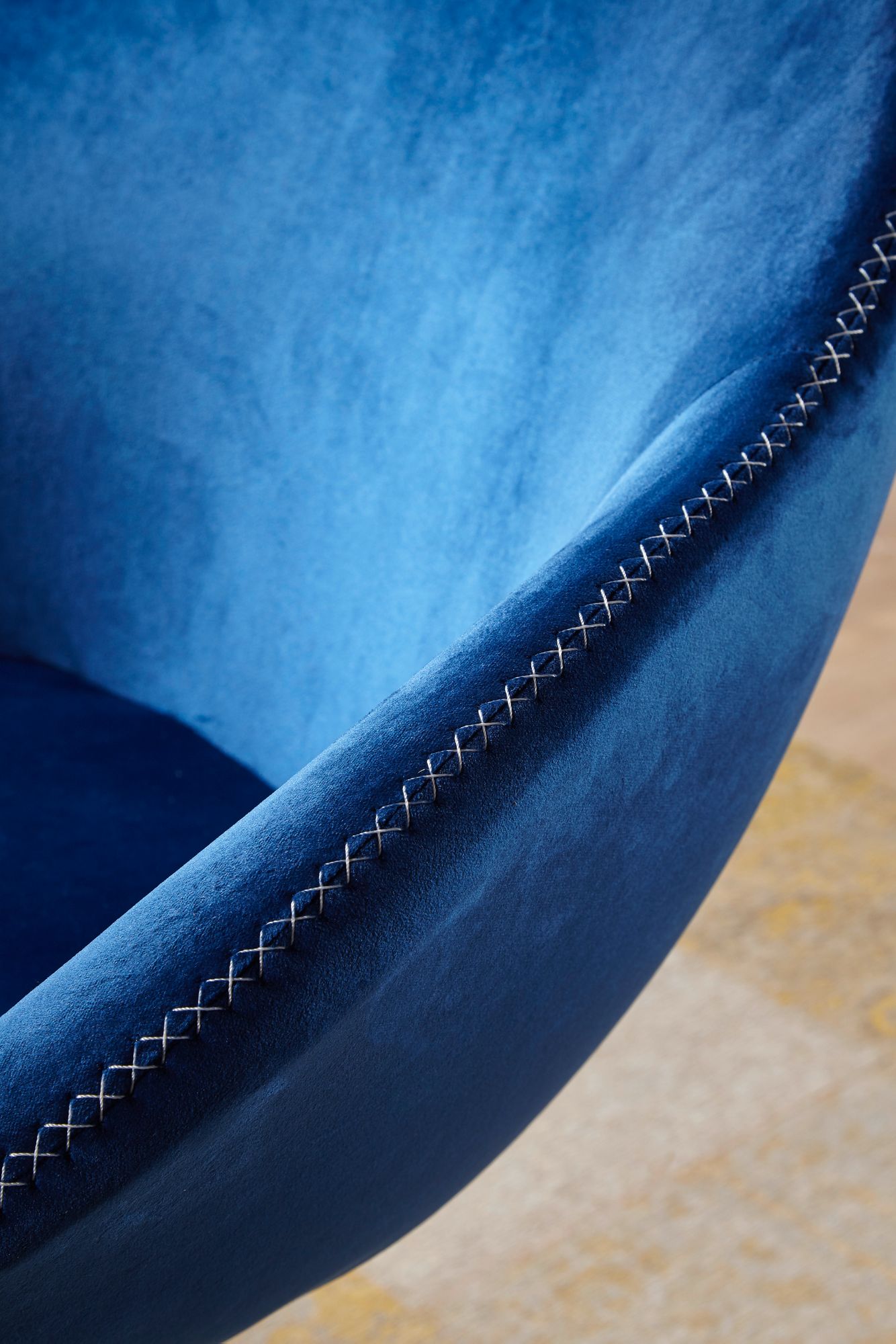 lounge fauteuil blauw