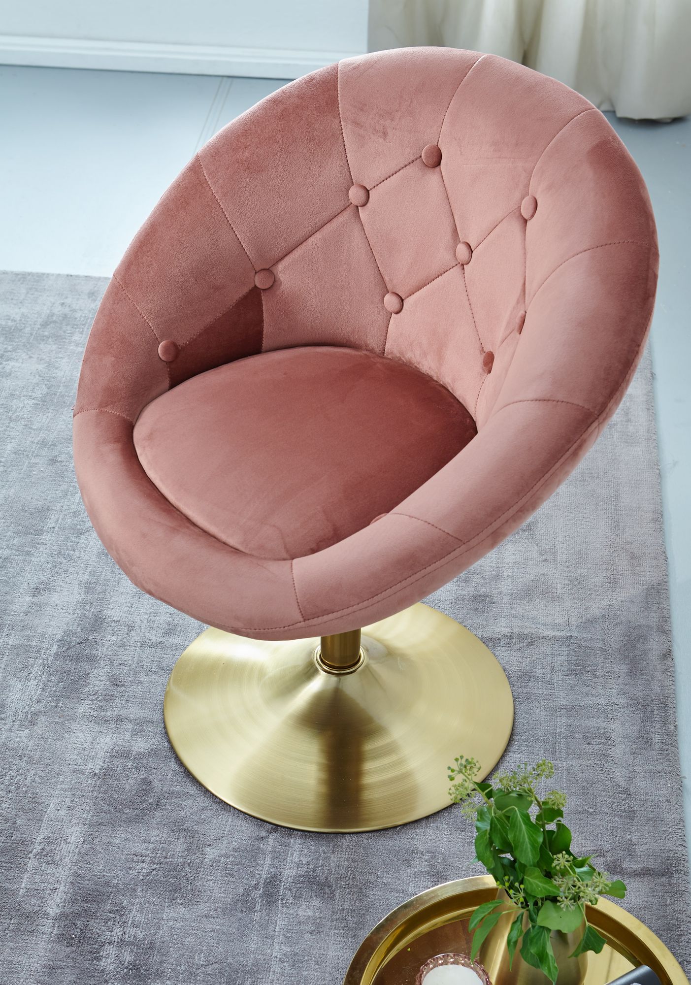 Luxe fauteuil rose