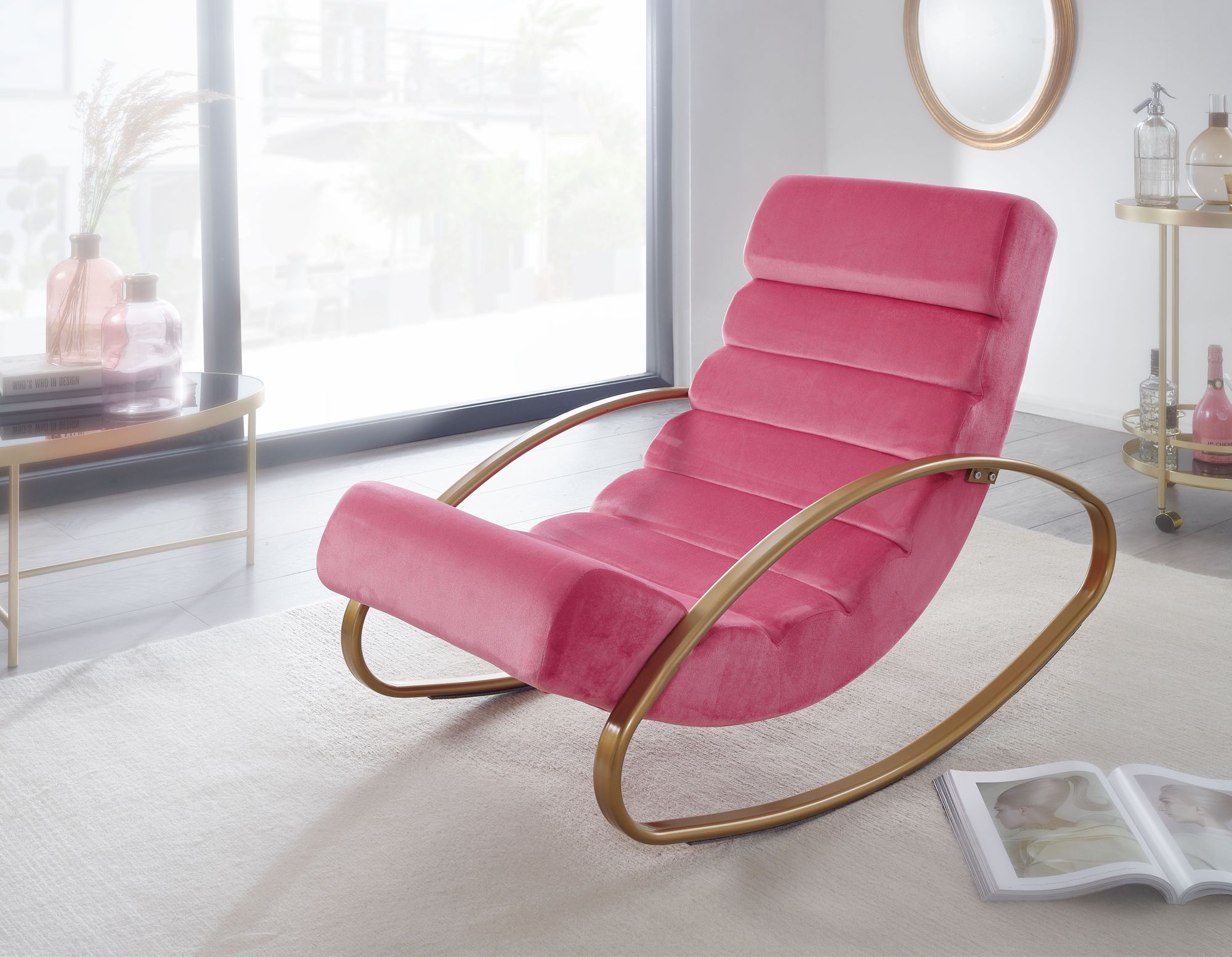 ergonomische fauteuil rose
