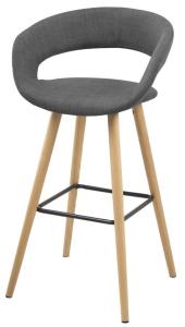 Vintage barkruk hout Vintage barkruk hout