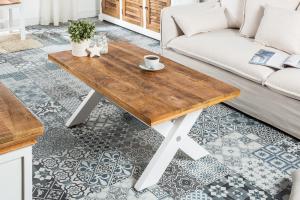 landelijke salontafel mango sfeerbeeld
