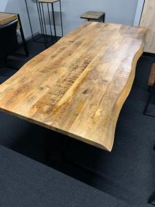 boomstam tafel mangohout 200 cm