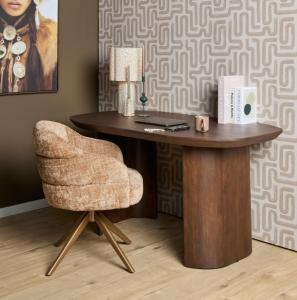 Bureau mangohout 140 cm