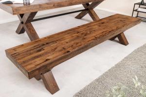 eettafelbank mango hout 200 cm