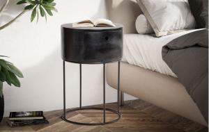 images/productimages/small/rond-nachtkastje-massief-mangohout-zwart-1.jpg