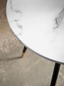 ovale betonlook tafel 240 cm detail
