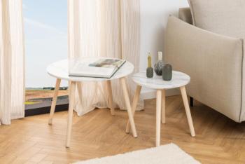 Salontafel set wit marmer