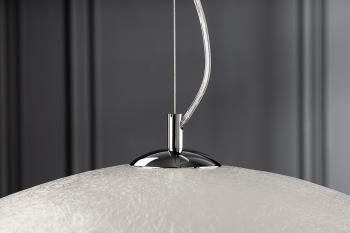 Hanglamp wit zilver 70cm