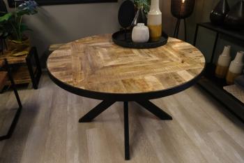 Tafel ingelegd mango 130 cm