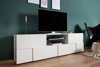 witte hoogglans tv meubel