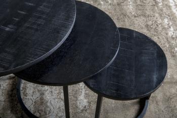 tafelset Kala zwart 3-delig 