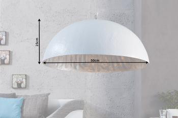 Hanglamp wit zilver 50cm