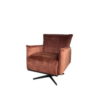 draaibare fauteuil koper