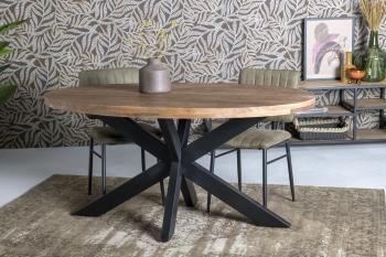 Ovale tafel mango 160 cm