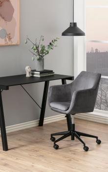 Luxe bureaustoel grijs